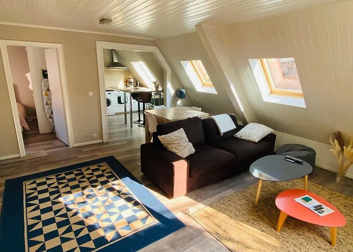 Joli 2 Pieces, Climatise Avec Terrasse, Vue Sur Les Toits, En Zone Pietonne